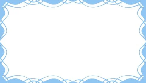 Blue abstract frame background illustration Stock Illustration