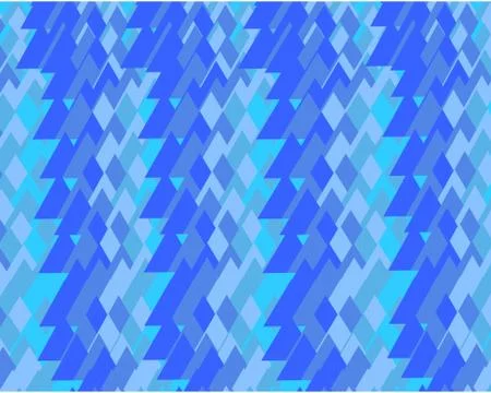 Blue abstract geometric background consisting of a set of triangles Stock Illustration