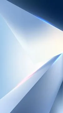 Blue abstract geometric background with sharp planes and futuristic minimal.. Stockillustratie