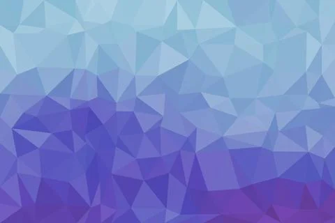 Blue abstract geometric background with triangles and shades Stock Illustration