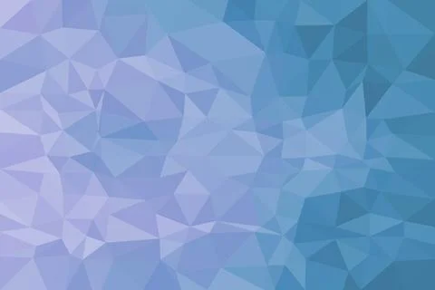 Blue abstract geometric low poly background for design Stock Illustration