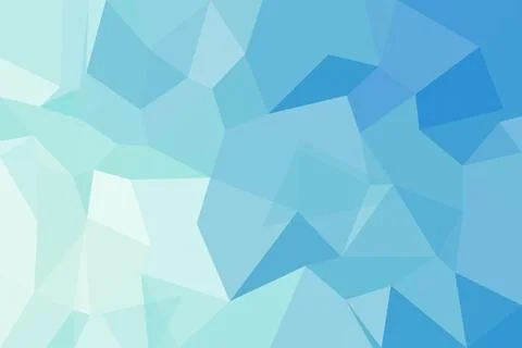Blue abstract geometric mosaic pattern for technology design Stock Photos