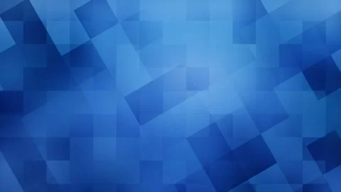 Blue abstract geometric overlapping squares loopable animation, digital pattern Stock Footage 330898396