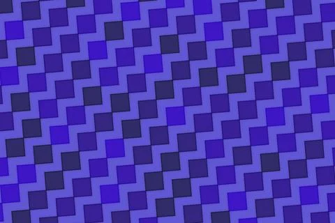 Blue abstract geometric pattern with cubes and shadows Illustrazione stock