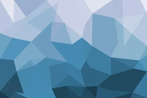 Blue abstract geometric pattern with polygon shapes Stock Illustration