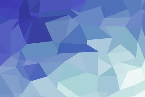 Blue abstract geometric pattern with polygon shapes Stock Photos