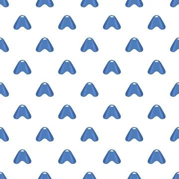 Blue abstract geometric pattern seamless repeating design Stock Illustration