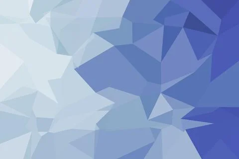 Blue abstract geometric pattern with sharp triangles and shapes Stock Photos