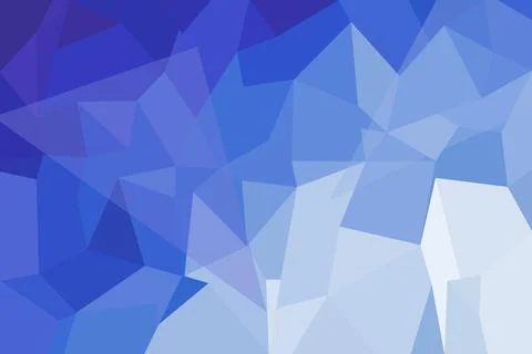 Blue abstract geometric pattern with triangles and shades Stock Photos