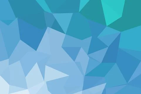 Blue abstract geometric pattern with triangles and polygons Stock Photos