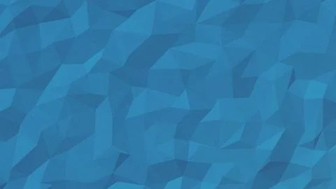 Blue abstract geometric polygon technology background with grain Stock Illustration