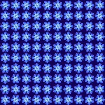 Blue abstract geometric seamless pattern Stock Illustration