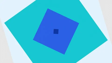 Blue Abstract Geometric Shape Transition Animation Stock Footage 344742932
