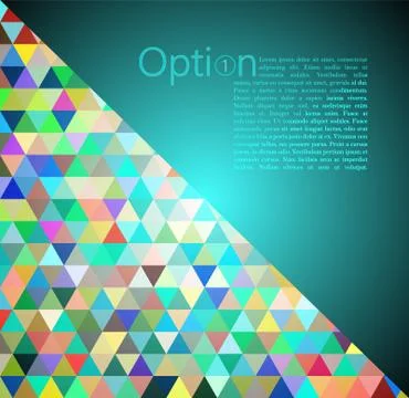 Blue Abstract Geometrical Background 스톡 일러스트