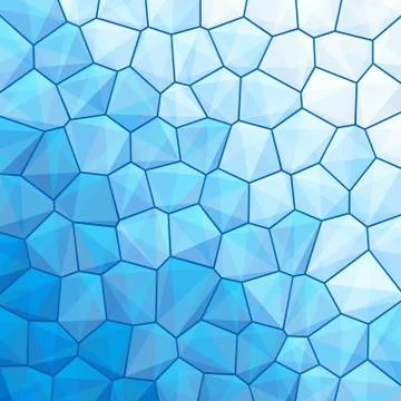 Blue abstract geometrical background Stock Illustration