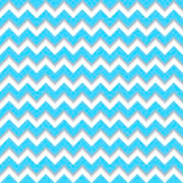 Blue abstract geometrical shadow waves seamless pattern Stock Illustration