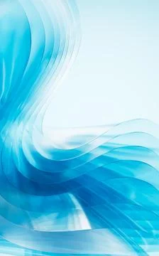 Blue abstract glass background, 3d rendering. Illustrazione stock