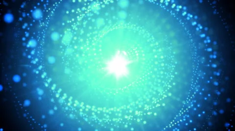 Blue Abstract Glitters Stock Footage 40895189