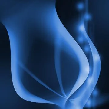 Blue abstract glowing with dark background Stock-Illustration