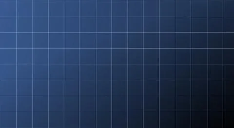 Blue abstract grid background for technical diagrams and data Stock Illustration