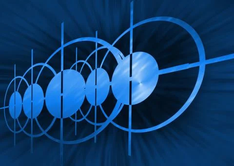 Blue abstract grunge background イラスト素材