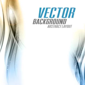 Blue abstract Illustrazione stock