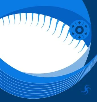 Blue abstract 스톡 일러스트