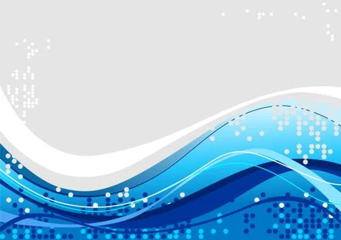 Blue abstract Stock Illustration