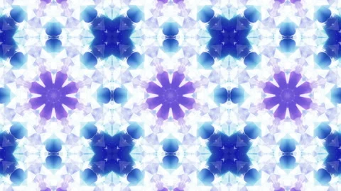 Blue abstract kaleidoscope ornament. computer graphics Stock Footage 86203605