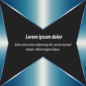 Blue  abstract layout , background and Vector design Stock Illustration