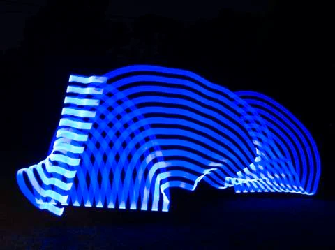 Blue Abstract Light Stock Illustration