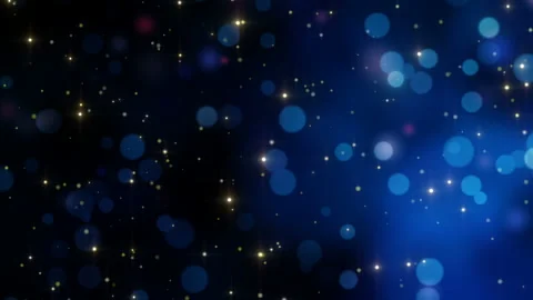 Blue abstract light particles background Stock Footage 209125433