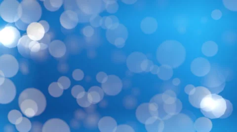 Blue abstract lights bokeh moving background Stock Footage 40724573