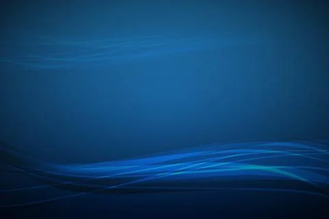 Blue abstract lines and wave background Stock Illustration