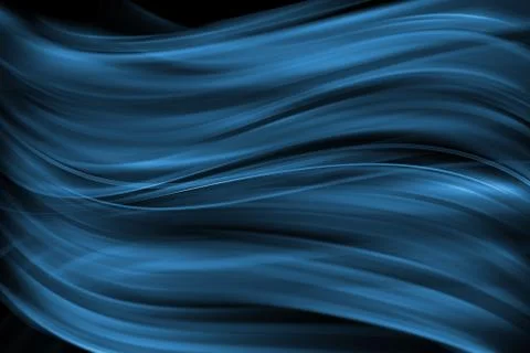 Blue abstract lines on dark background 스톡 일러스트