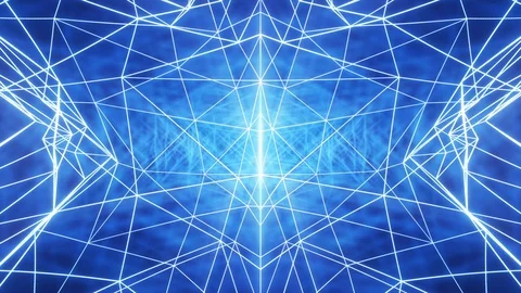 Blue Abstract Lines Stock Footage 119448647