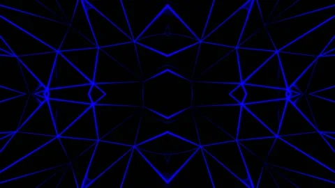 Blue Abstract Lines Video stock 193365826