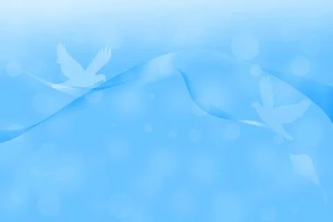 Blue abstract lines with glowing background イラスト素材