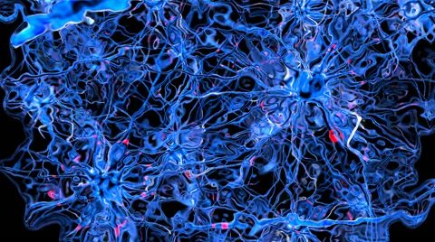 Blue Abstract liquid Background Stock Footage 46702405