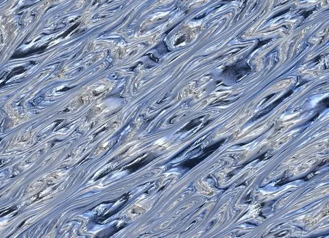 Blue abstract liquid texture Stock Illustration