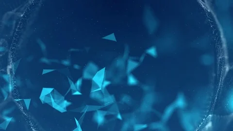 Blue abstract logo background Stock Footage 73967461