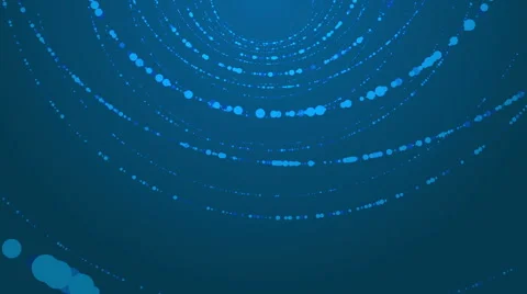 Blue abstract loop motion background and particle element Stock Footage 43175533