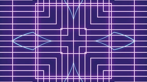 Blue abstract loop motion background and line, kaleidoscope Stock Footage 44212532