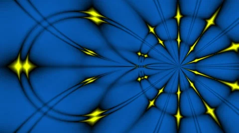 Blue abstract loop motion background, kaleidoscope light Stock Footage 47379057