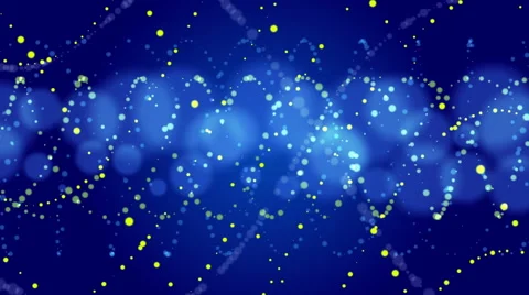 Blue abstract loop motion background, particle element Stock Footage 49213377
