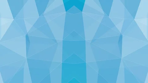 Blue abstract loop triangle shapes motion animation background 動画素材 337853443