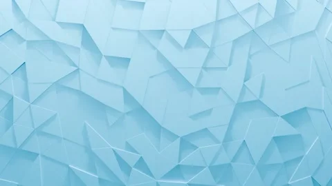Blue Abstract Low Poly Geometric Motion Background Stock Footage 330391812