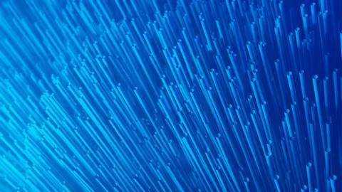 Blue Abstract Matallic Cylinders Background. Geometrical Structure 3D Rendering. Stock Illustration