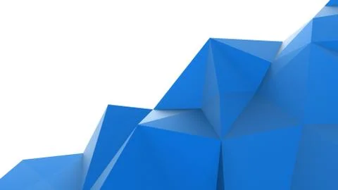 Blue abstract modern crystal background. Polygon, Line, Triangle pattern shap Stock Illustration