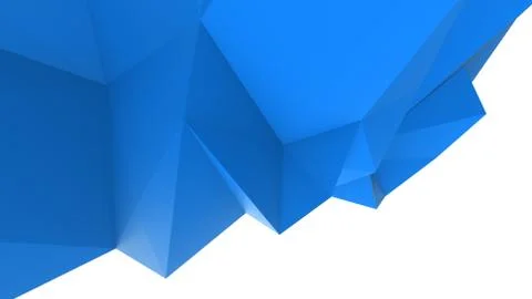 Blue abstract modern crystal background. Polygon, Line, Triangle pattern shap Stock Illustration
